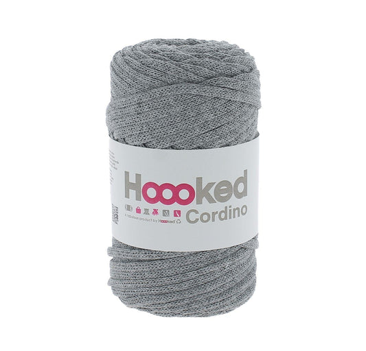 [Hoooked] Cordino Stone Grey Cotton Macrame Cord - 54M, 150g