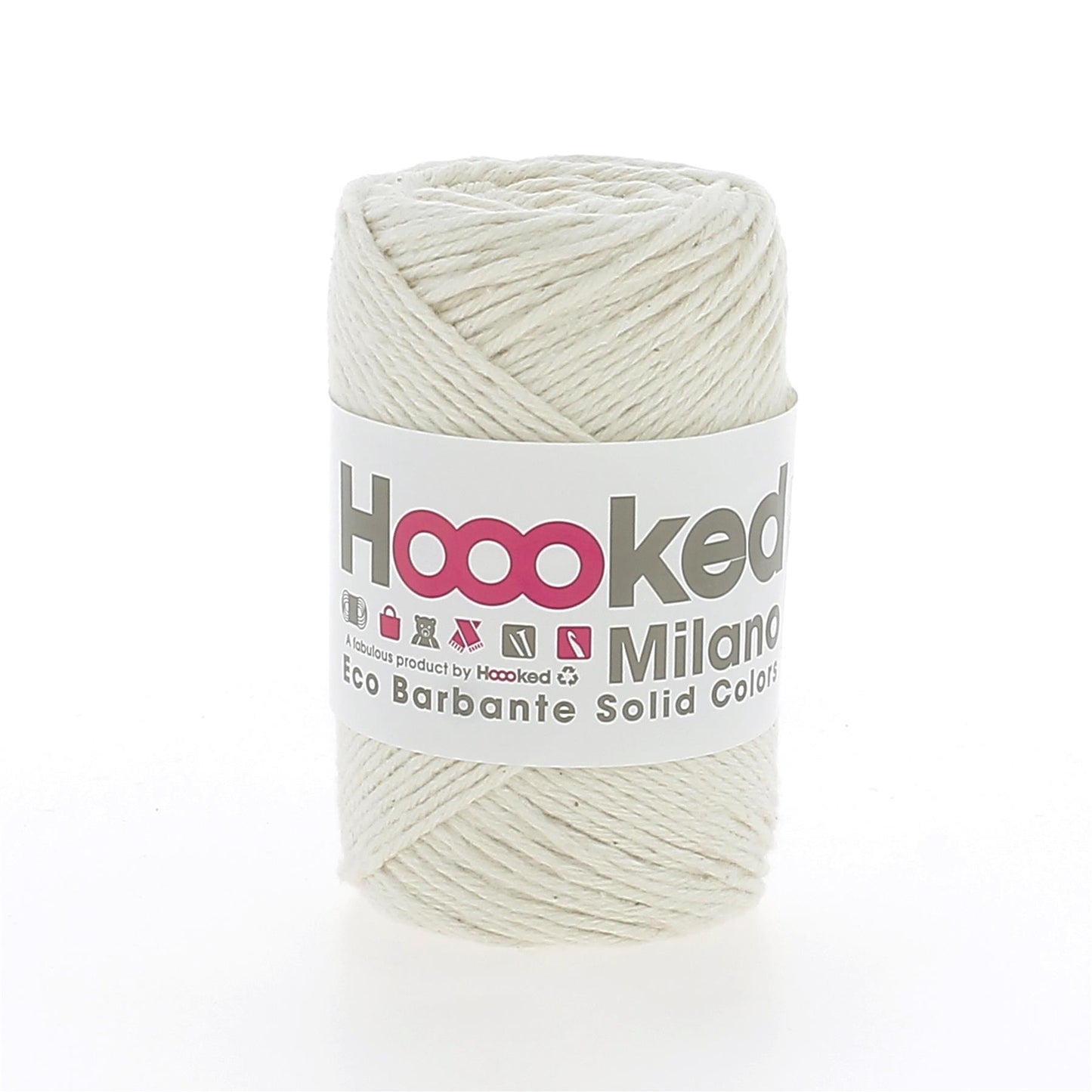 [Hoooked] D100 Eco Barbante Milano Almond Cotton Yarn - 102M, 100g