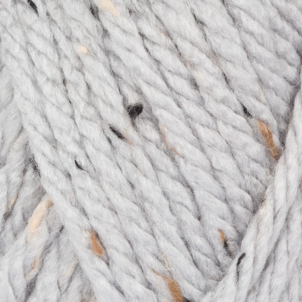 9131203 Special xl Tweed Silver (1203) 97% Premium Acrlic, 3% Viscose Yarn - 100g Super Chunky