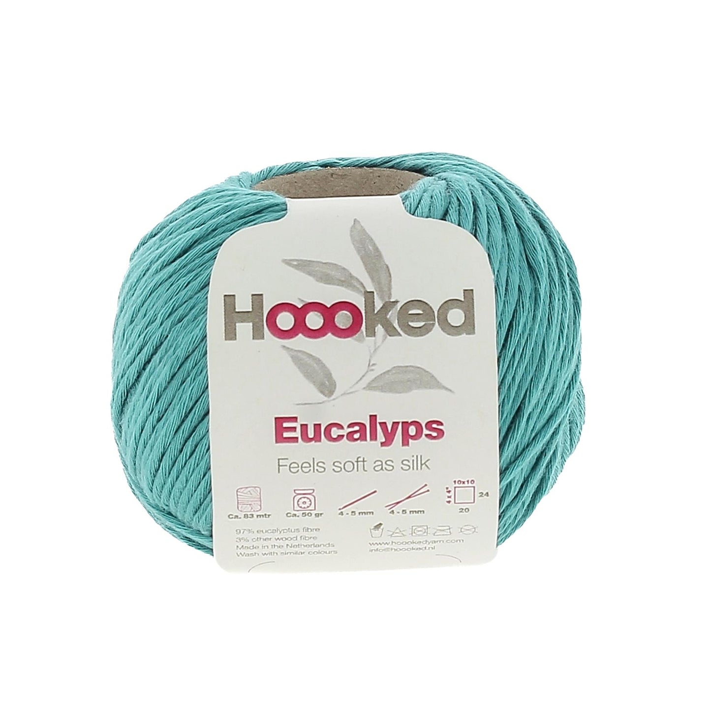 [Hoooked] EC1450G Eucalyps Giada Green Eucalyptus Yarn - 82.5M, 50g