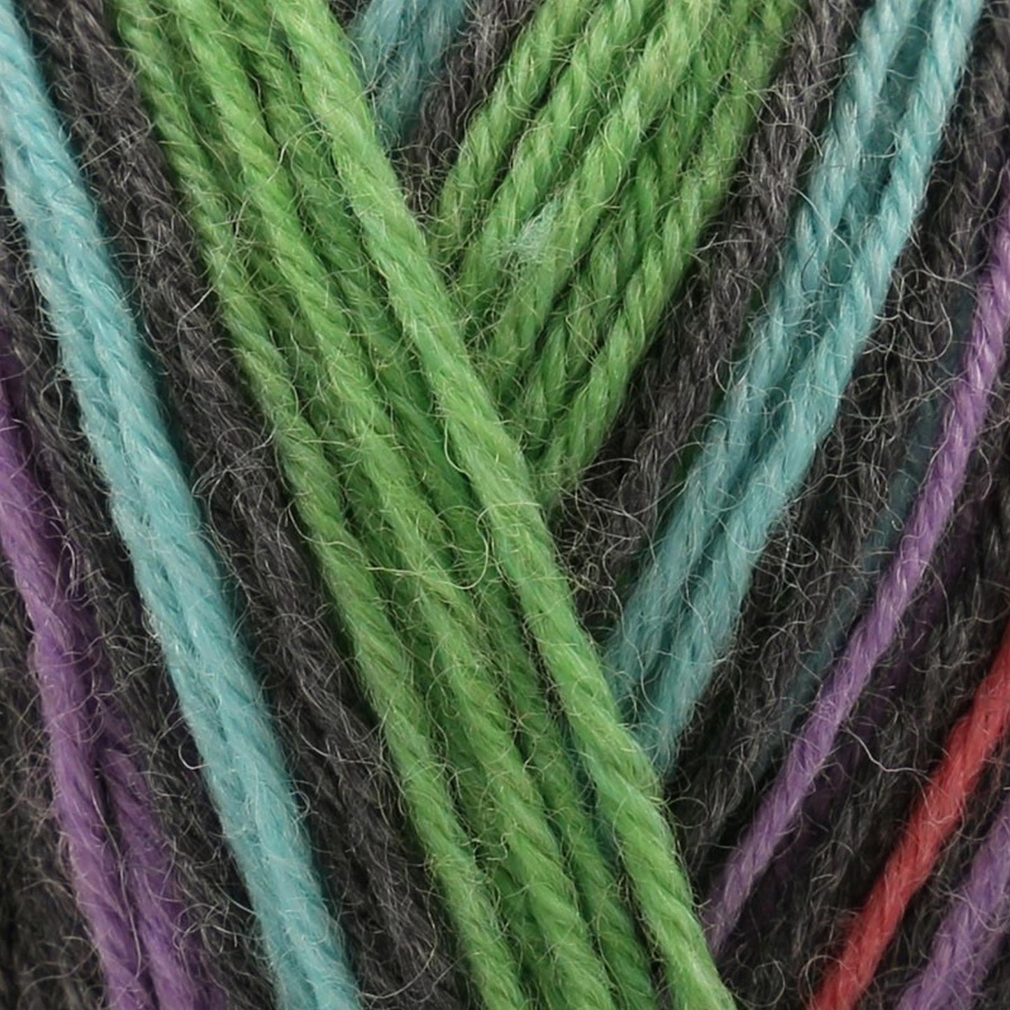 FZB20 Funny Feetz with Bamboo Multi-Coloured 50% Superwash Wool, 25% Polyamide, 25% Bamboo Yarn - 100g Novelty