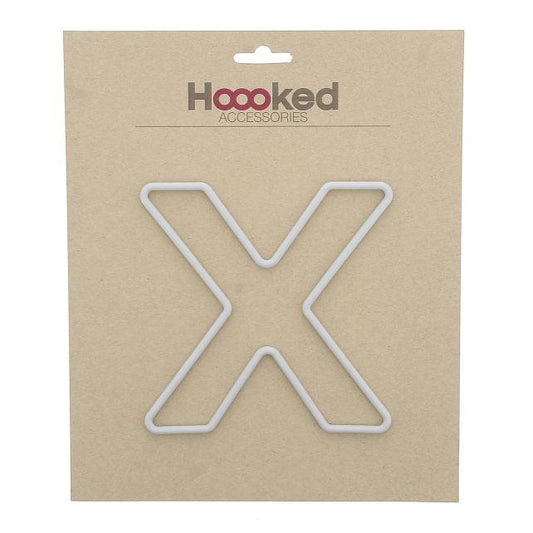 [Hoooked] Recycled Plastic Frame Plastic Letter x - 150mm