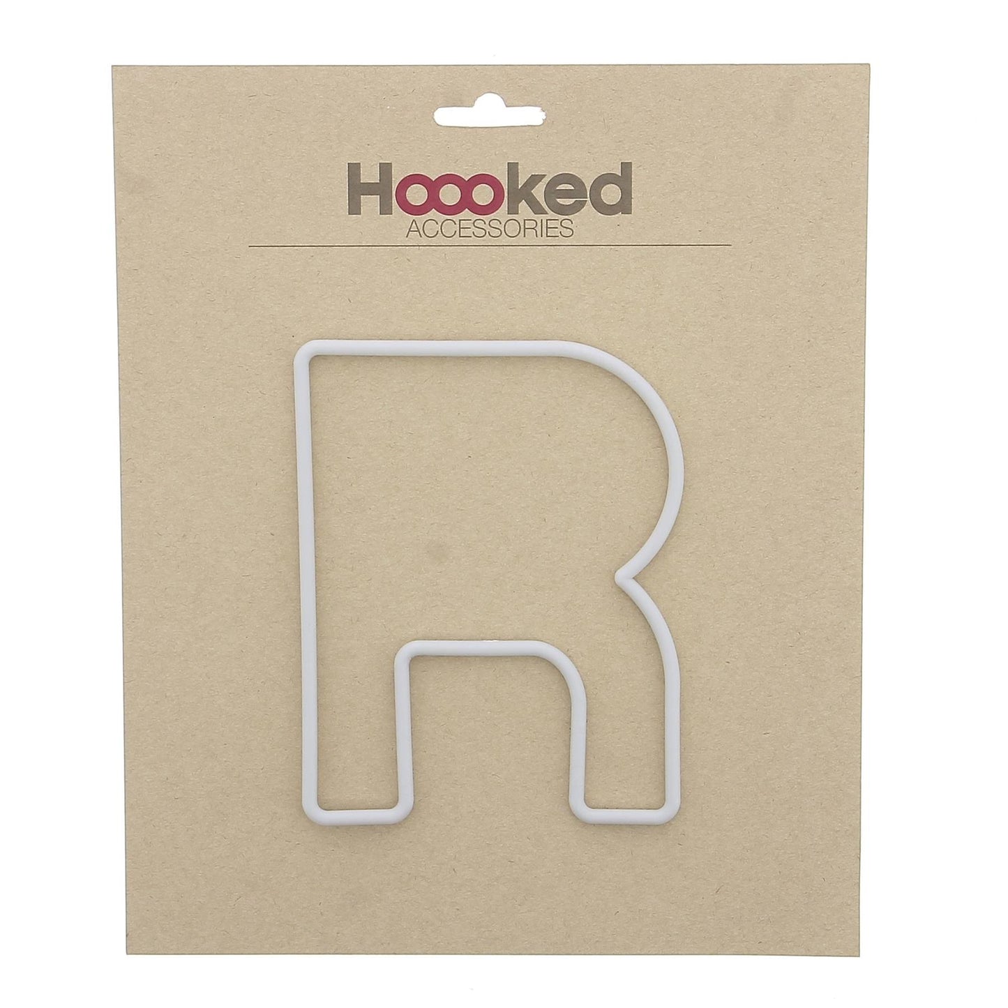 [Hoooked] Recycled Plastic Frame Plastic Letter R - 150mm