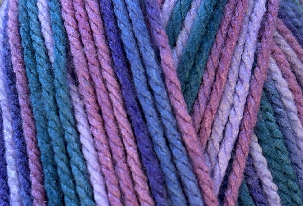 3411960 For The Love of Stripes Purple Rain Yarn - 100g Chunky