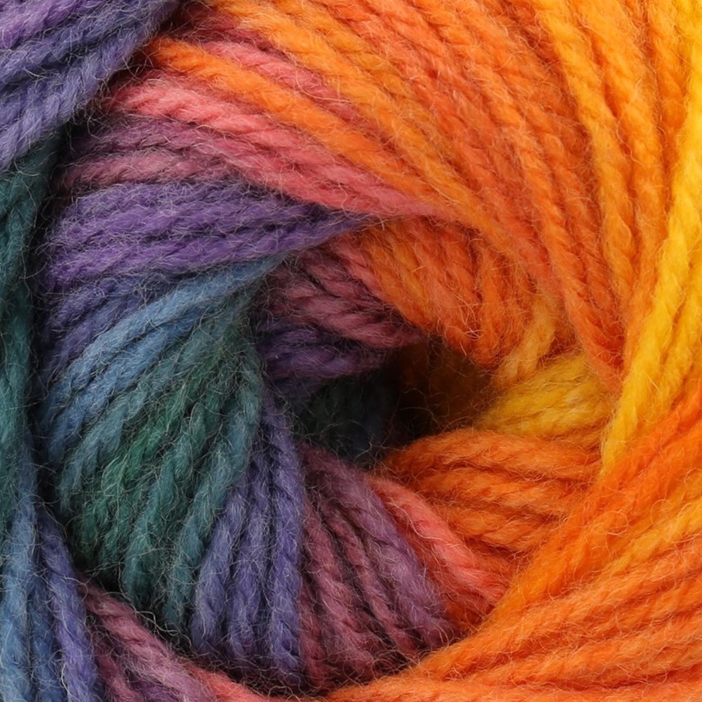 AU01 Aurora Multi-Coloured 80% Acrylic, 20% Wool Yarn - 100g Double Knit