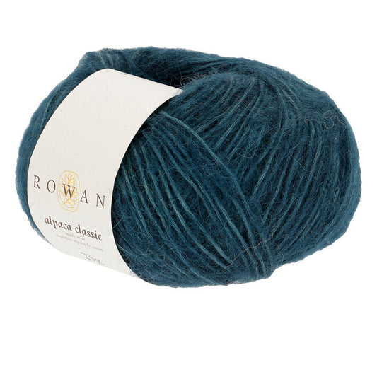Alpaca Classic Deep Teal 109 57% Alpaca 43% Cotton Yarn - 25g