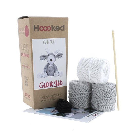 [Hoooked] Eco Barbante Milano Gris Cotton Goat Gorgio Crochet Amigurumi Kit