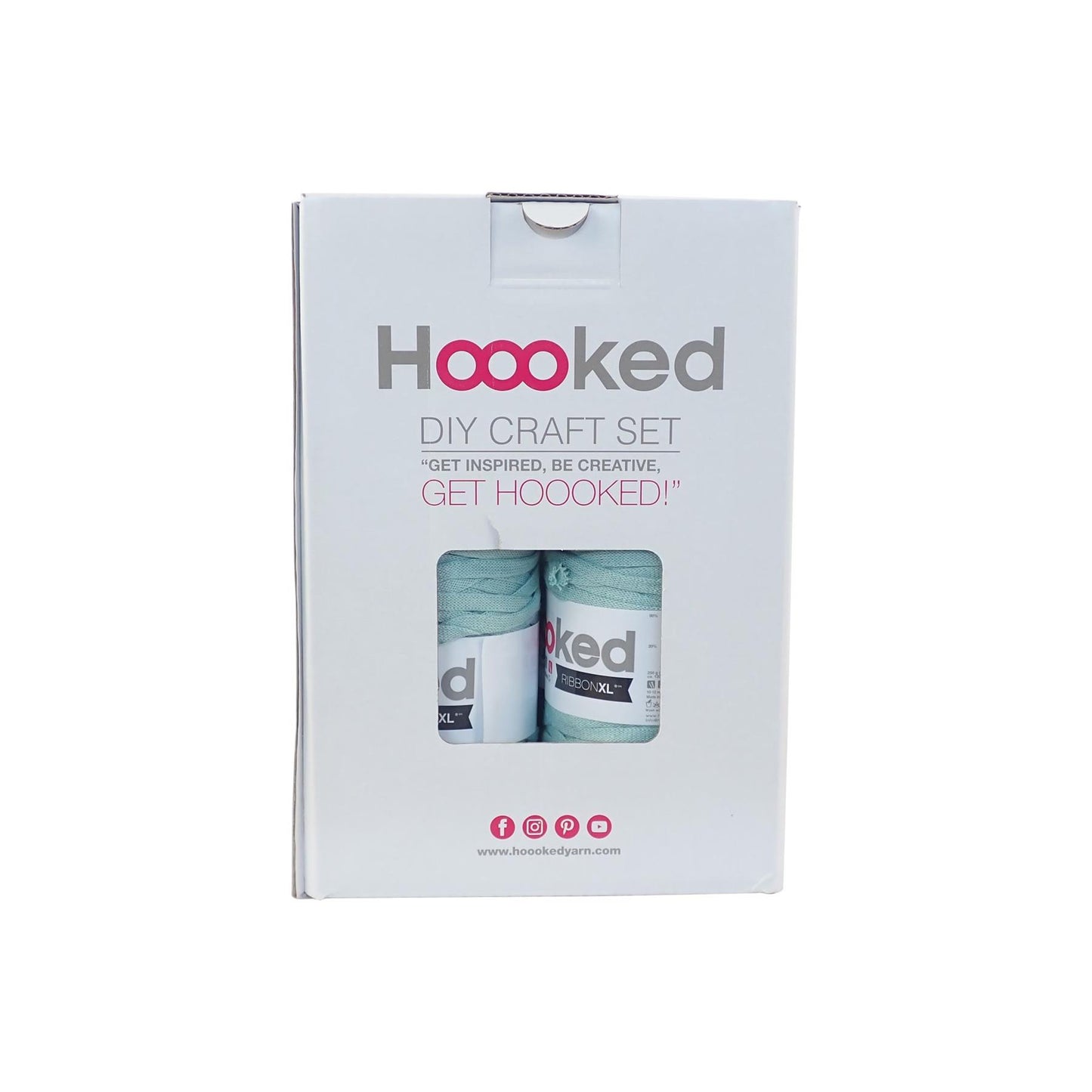 Hoooked RibbonXL Early Dew Cotton Cushion Crochet Kit