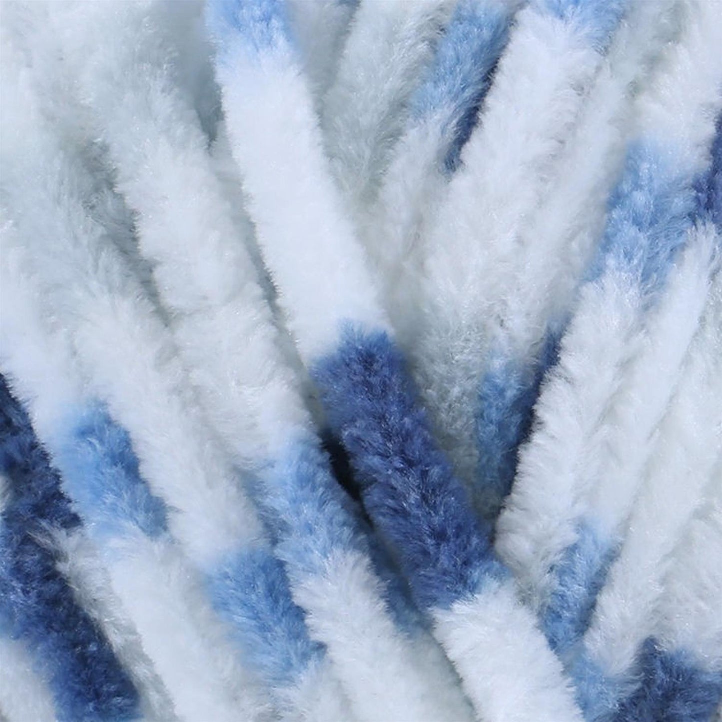 B13 Flutterby Chunky Blue 100% Supersoft Polyester Yarn - 100g Chunky