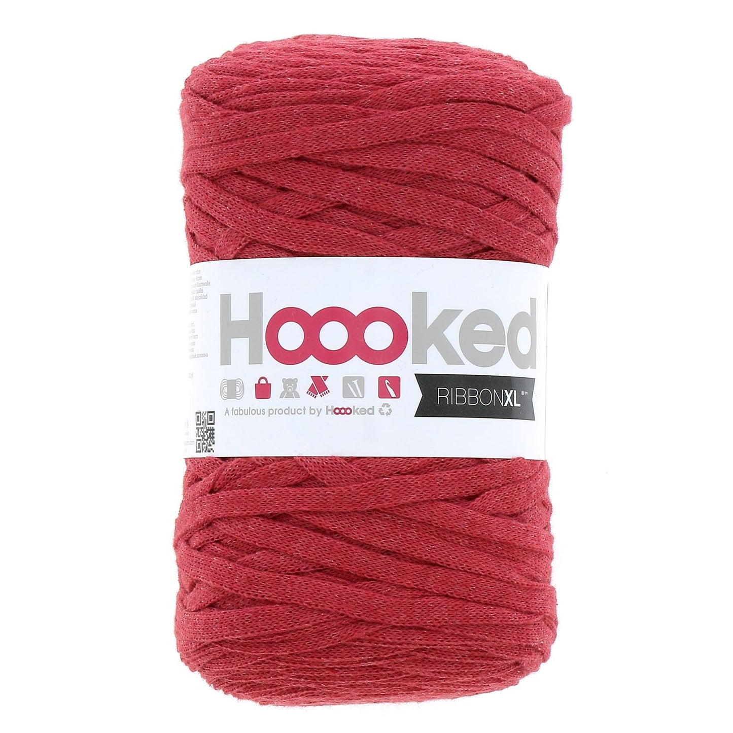 RXL34 RibbonXL Lipstick Red Cotton Yarn - 120M, 250g