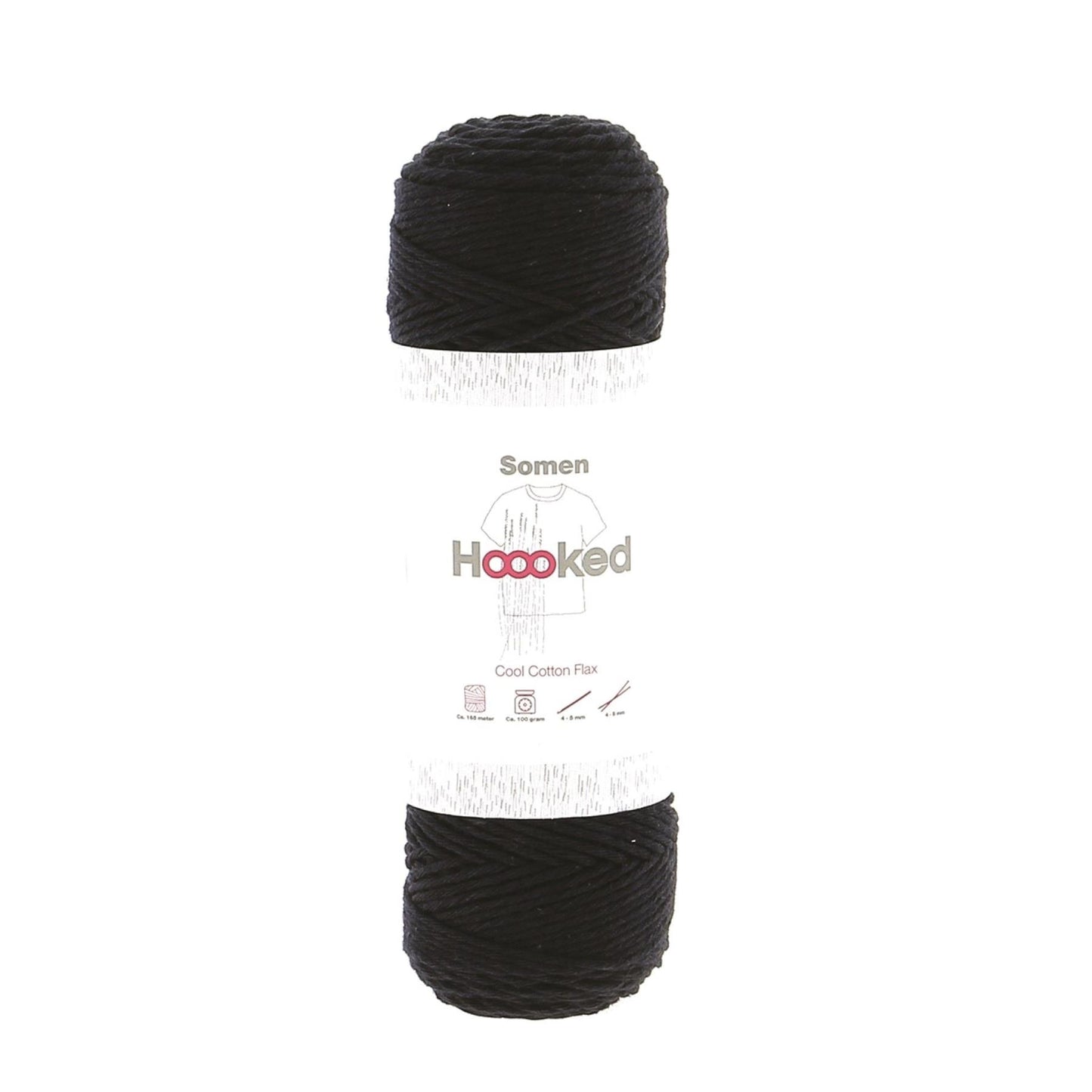 Hoooked Somen Mezzanotte Blue Cotton/Linen Blend Yarn - 165M 100g