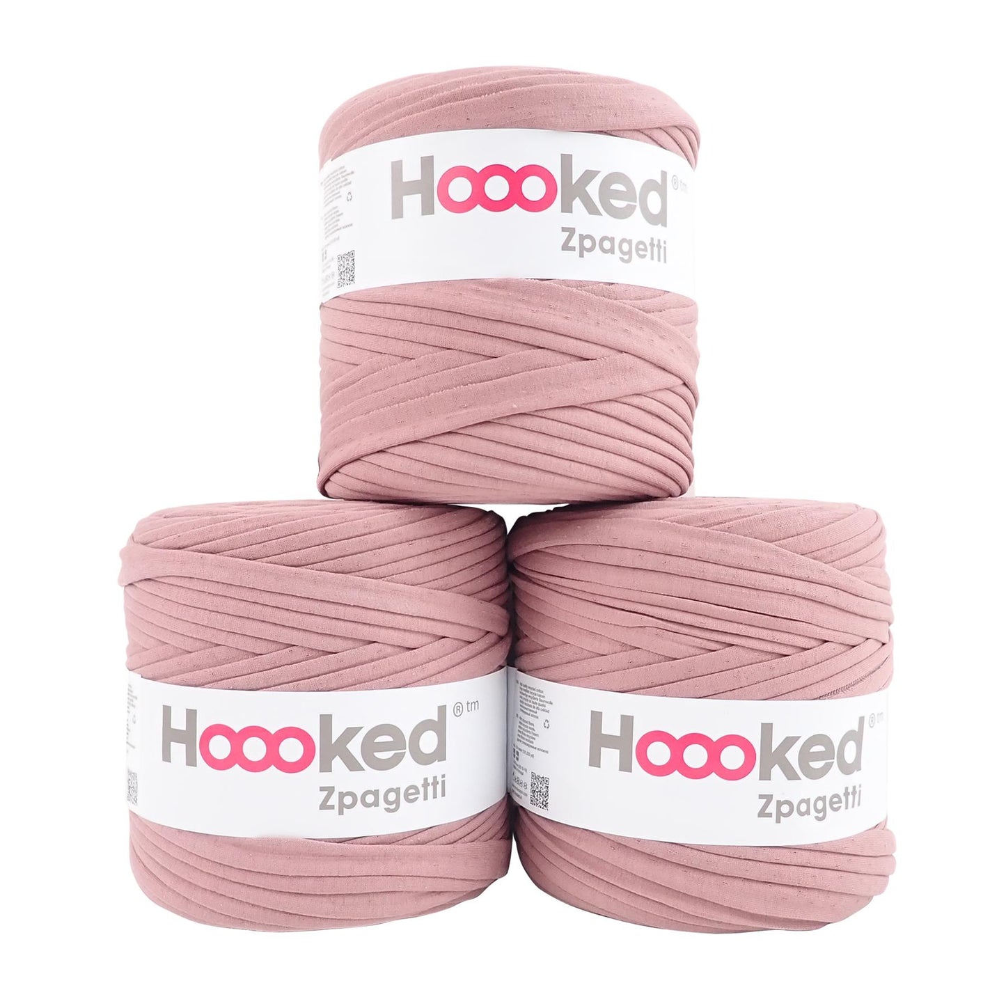 Hoooked Zpagetti Mushroom Cotton T-Shirt Yarn - 120M 700g (Pack of 3)