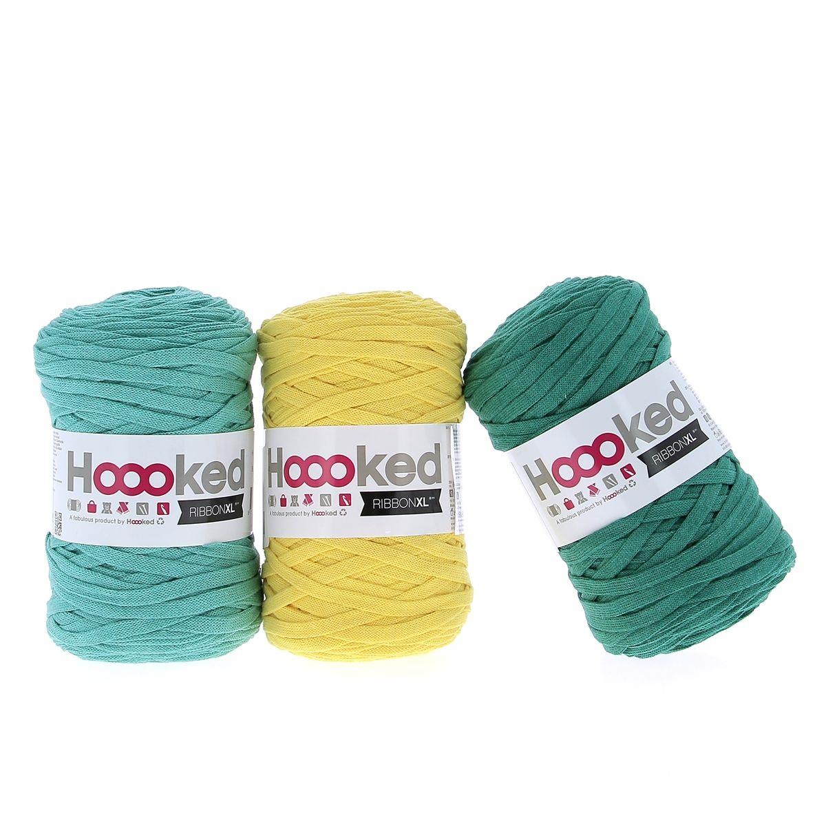Hoooked RibbonXL Copacabana Cotton T-Shirt Yarn - 120M 250g (Pack of 3)