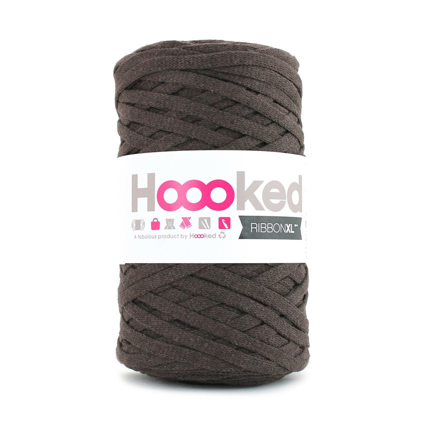 RXL39 RibbonXL Tobacco Brown Cotton Yarn - 120M, 250g