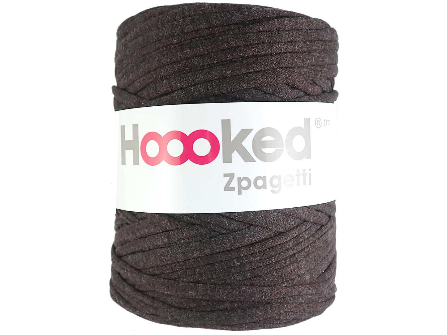 Hoooked Zpagetti Dark Brown Cotton T-Shirt Yarn - 120M 700g