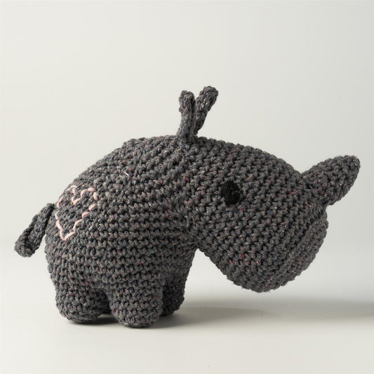 [Hoooked] PAK1046000 Eco Barbante Milano Lava Cotton Rhino Dex Crochet Amigurumi Kit