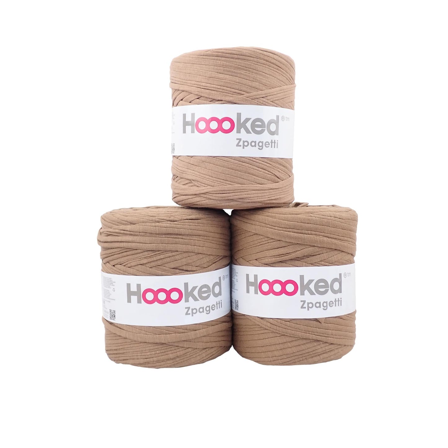 Hoooked Zpagetti Light Brown Cotton T-Shirt Yarn - 120M 700g