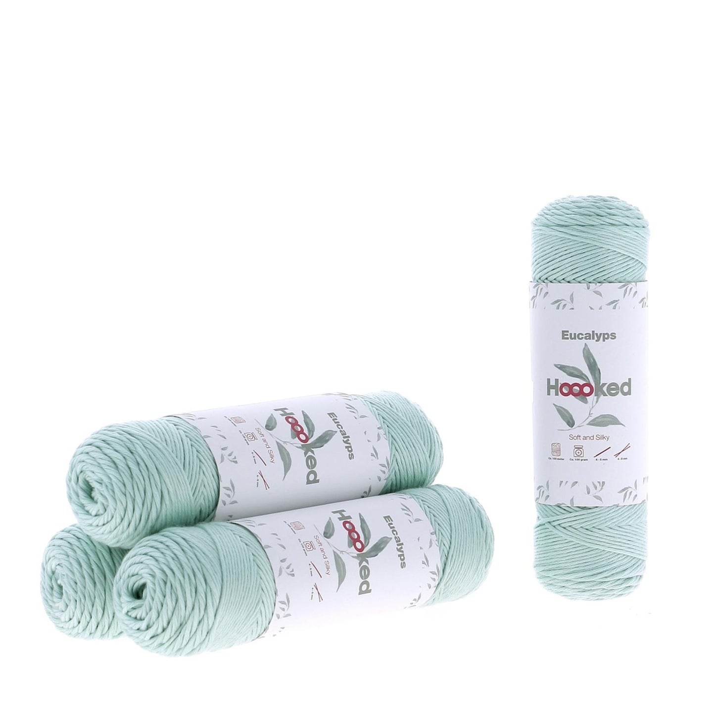 Hoooked Eucalyps Salvia Green Eucalyptus Yarn - 165M 100g