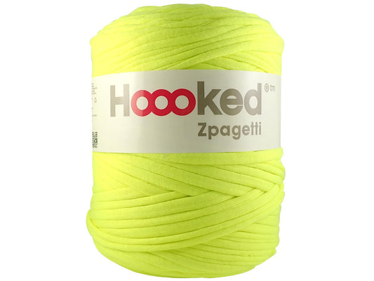 Hoooked Zpagetti Neon Yellow Cotton T-Shirt Yarn - 120M 700g