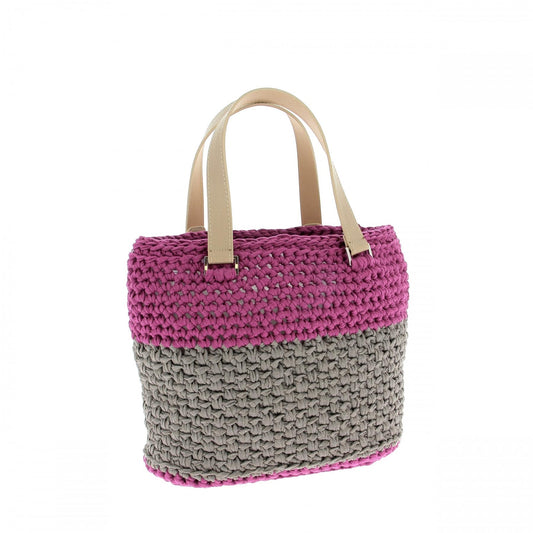 Hoooked RibbonXL Crazy Plum Cotton Valencia Bag Crochet Kit