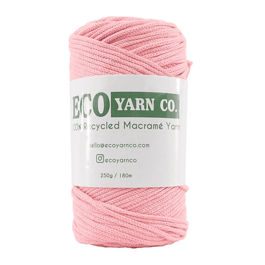 [Eco Yarn Co] Salmon Cotton/Polyester Macrame Yarn - 180M, 250g