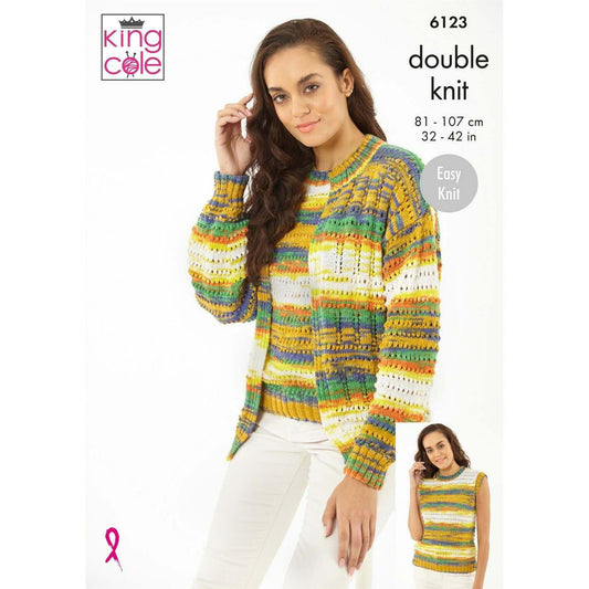 [King Cole] P6123 Pattern - Double Knit