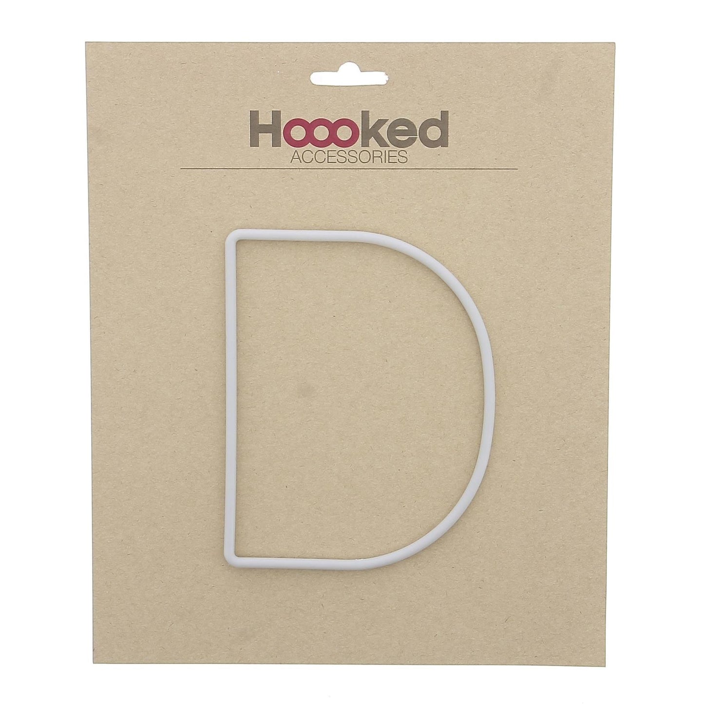 [Hoooked] Recycled Plastic Frame Plastic Letter D - 150mm
