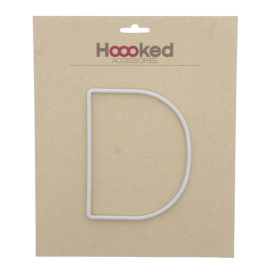 [Hoooked] Recycled Plastic Frame Plastic Letter D - 150mm