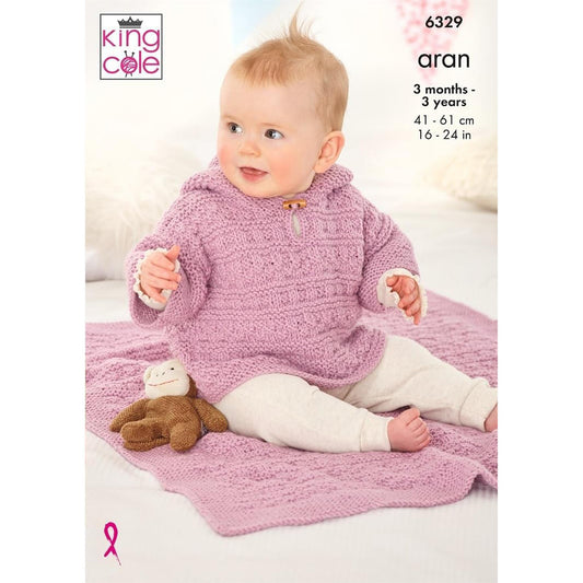 [King Cole] P6329 Pattern - Aran