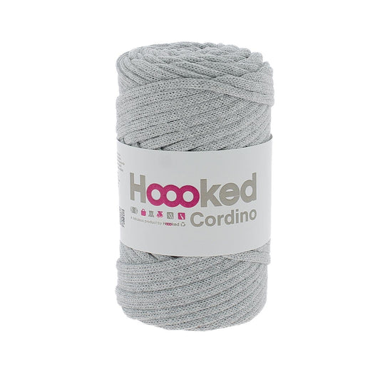 [Hoooked] Cordino Silver Grey Cotton Macrame Cord - 54M, 150g