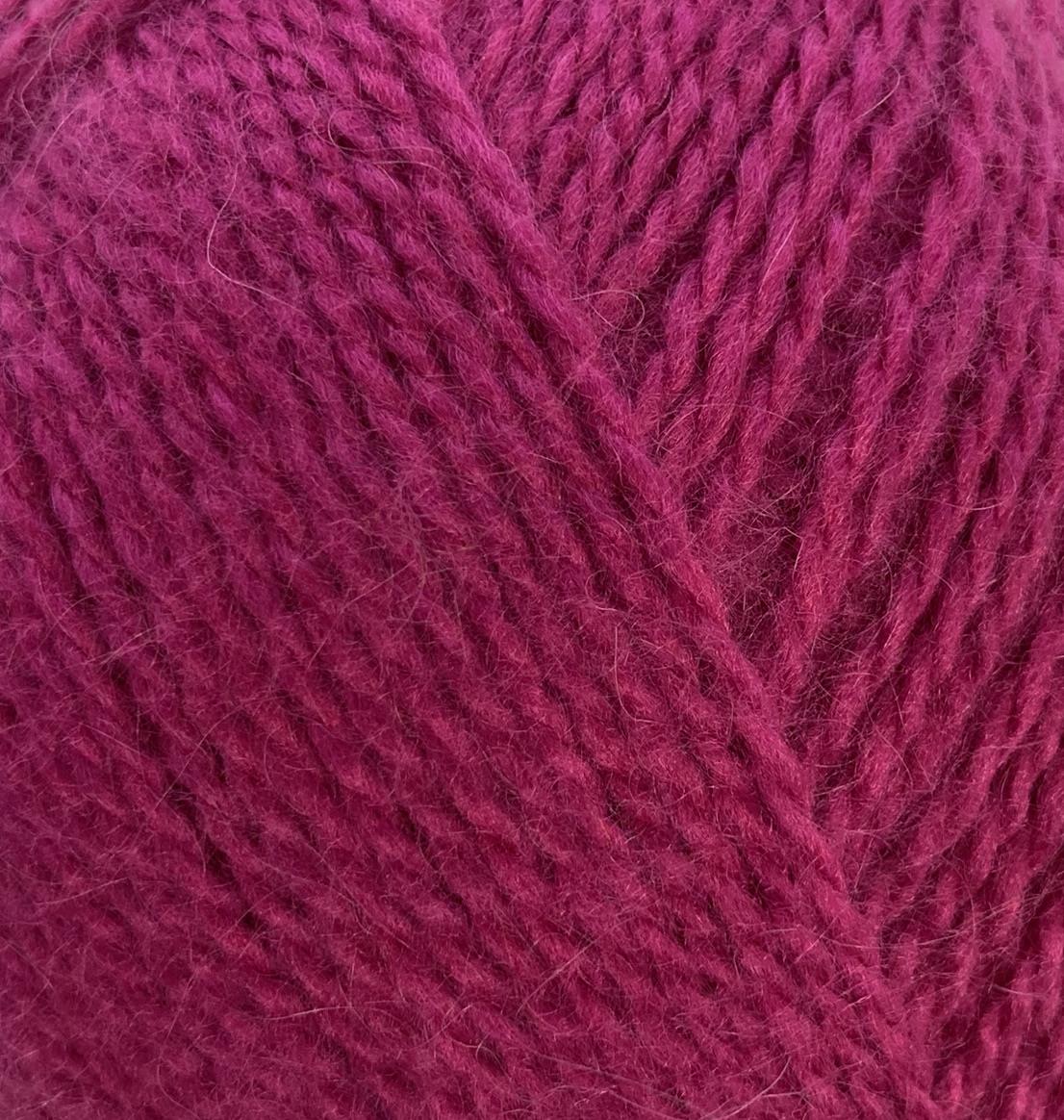 3202160 Grace Hot Pink (2160) 85% Premium Acrylic, 10% Wool, 5% Mohair Yarn - 100g Aran