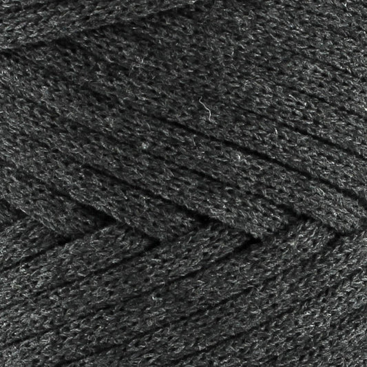 [Hoooked] Cordino Charcoal Anthracite Cotton Macrame Cord - 54M, 150g