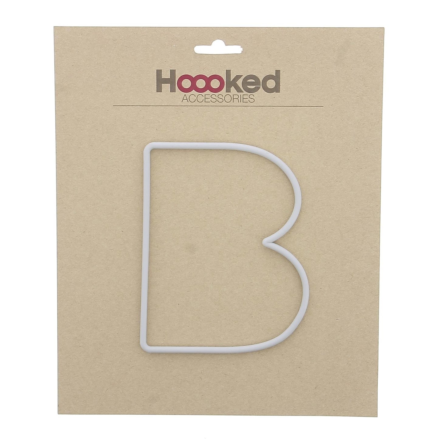 [Hoooked] Recycled Plastic Frame Plastic Letter B - 150mm