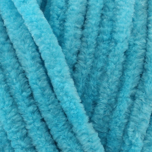 B49 Flutterby Chunky Blue 100% Supersoft Polyester Yarn - 100g Chunky