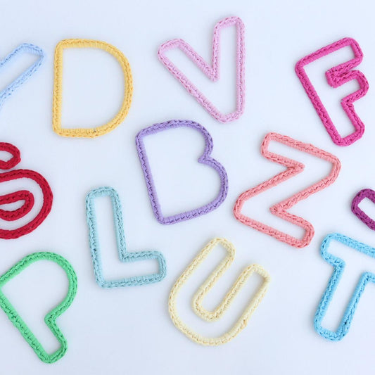 [Hoooked] Recycled Plastic Frame Plastic Letter A - 150mm