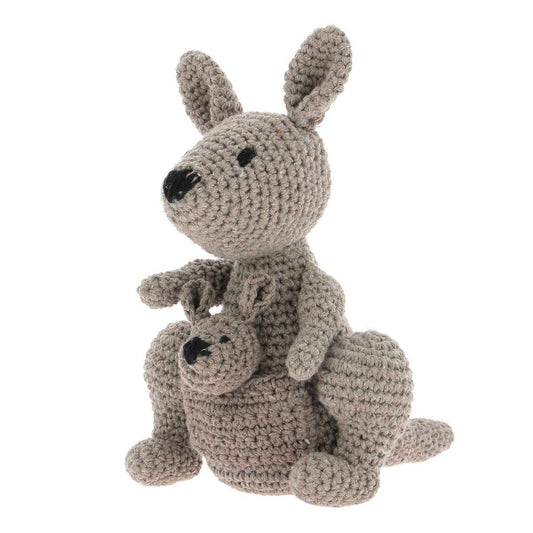 [Hoooked] PAK236 Eco Barbante Milano Taupe Cotton Kangaroo Kayleigh Crochet Amigurumi Kit