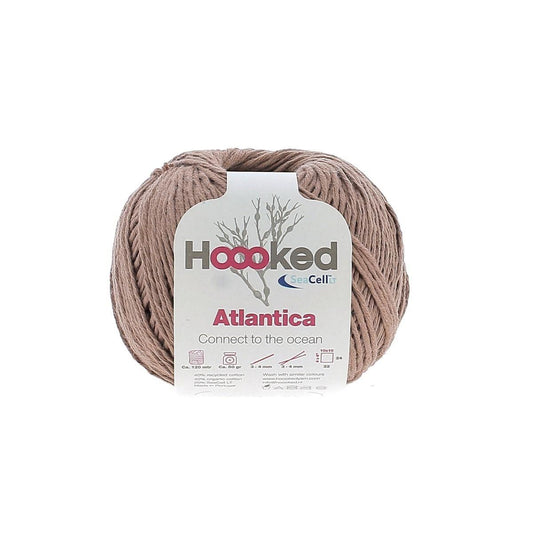 [Hoooked] Atlantica Coconut Brown Seacell Cotton Yarn - 120M, 50g