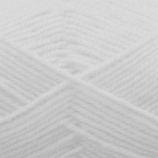 1644020 Big Value White Yarn - 145M, 50g Double Knit