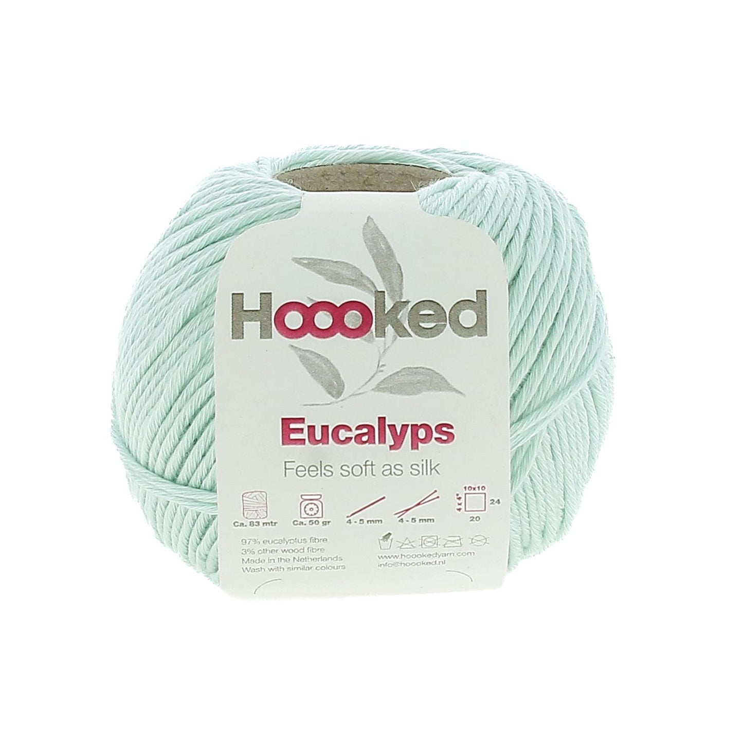 [Hoooked] EC1350G Eucalyps Salvia Green Eucalyptus Yarn - 82.5M, 50g