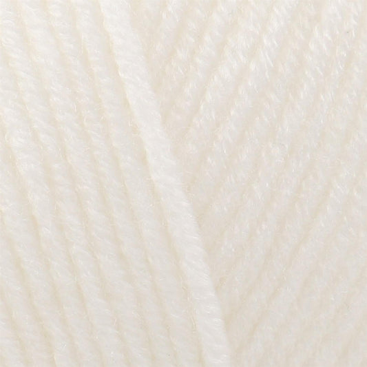 2847214 Bellissima Wondrous White (7214) 100% Premium Acrylic Yarn - 100g Double Knit