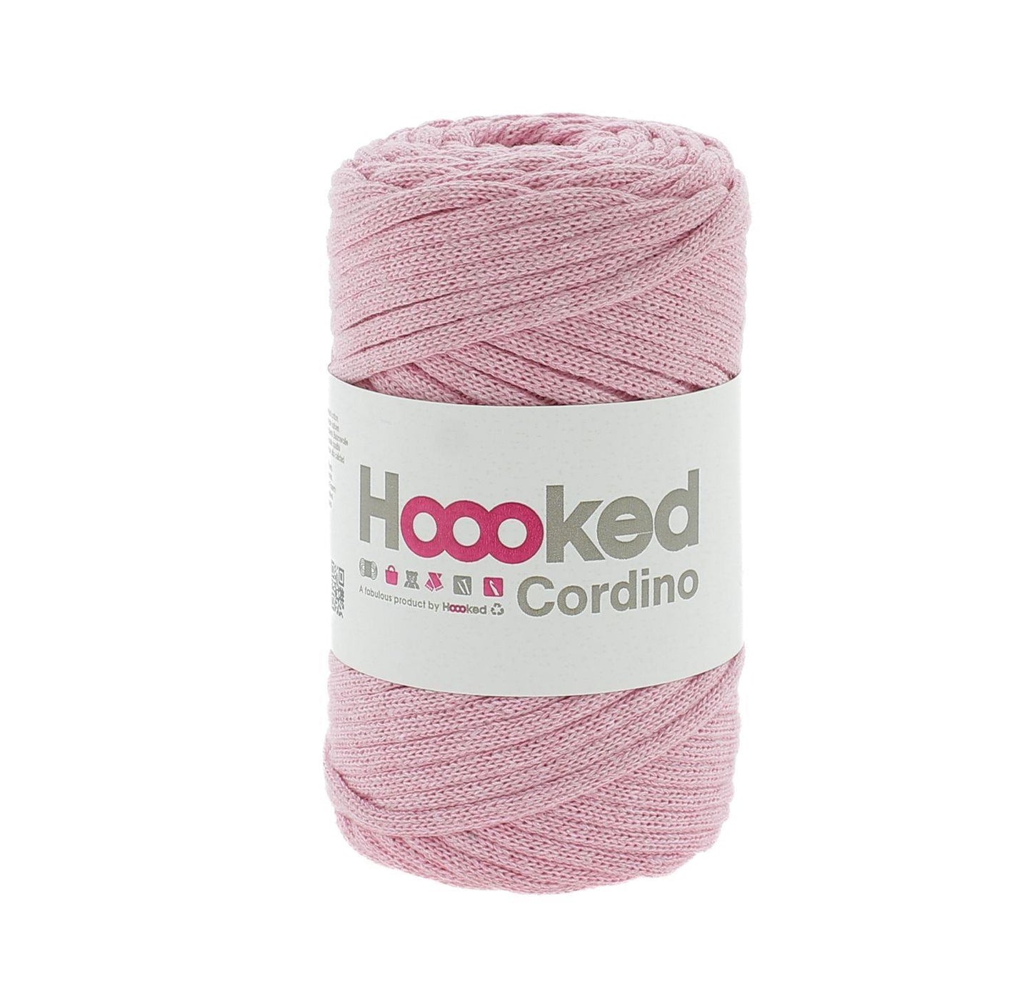 [Hoooked] Cordino Sweet Pink Cotton Macrame Cord - 54M, 150g