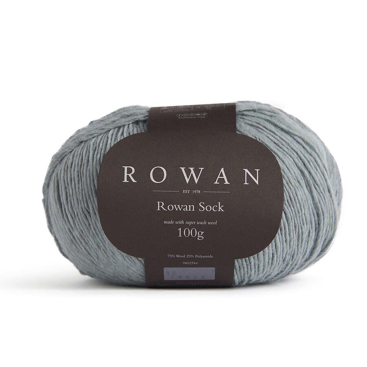 Rowan Sock Wool Ash 012 100% Wool Yarn - 100g