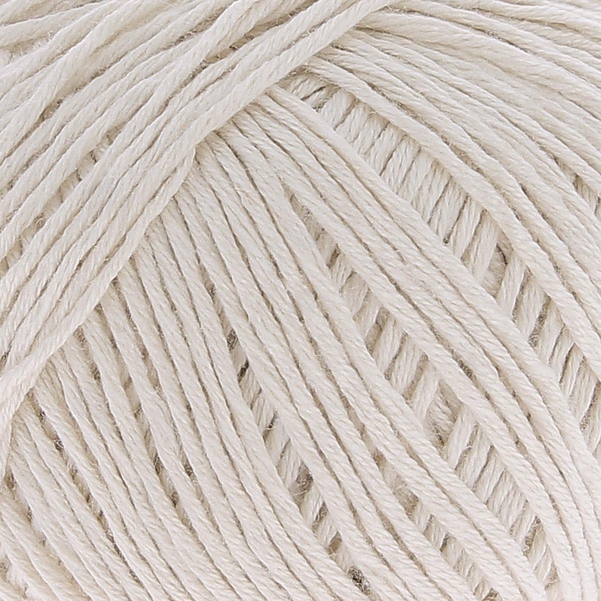 [Hoooked] Atlantica Sand White Seacell Cotton Yarn - 120M, 50g