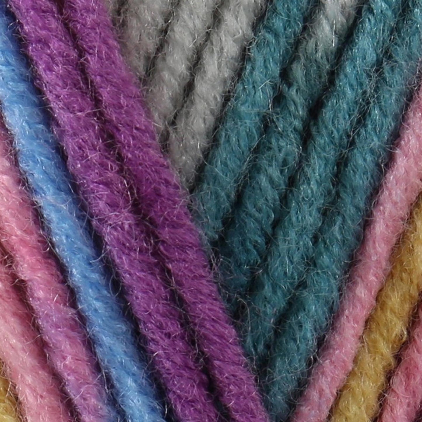 PT10 Party Time Chunky Multi-Coloured 100% Premium Acrylic Yarn - 100g Chunky