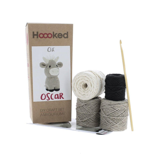 [Hoooked] PAK235 Eco Barbante Milano Taupe Cotton Ox Oscar Crochet Amigurumi Kit