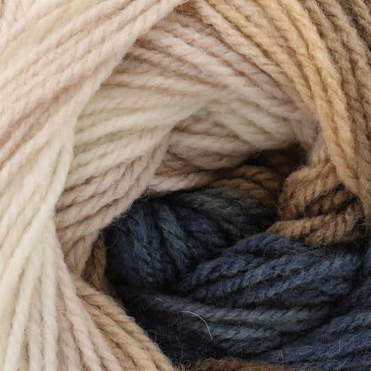 AU10 Aurora Multi-Coloured 80% Acrylic, 20% Wool Yarn - 100g Double Knit