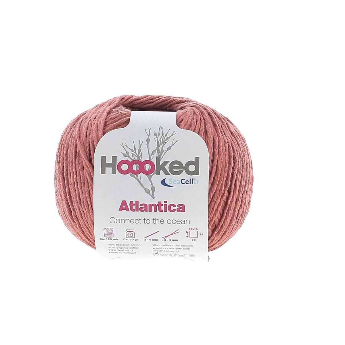 [Hoooked] Atlantica Lobster Red Seacell Cotton Yarn - 120M, 50g