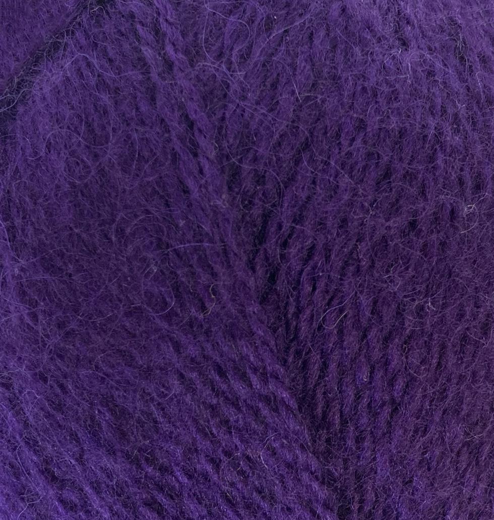 3202161 Grace Plum (2161) 85% Premium Acrylic, 10% Wool, 5% Mohair Yarn - 100g Aran