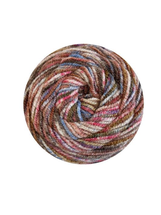 3386172 Batik Elements Swirl Rainbow 80% Acrylic 20% Wool Yarn - 100g Double Knit