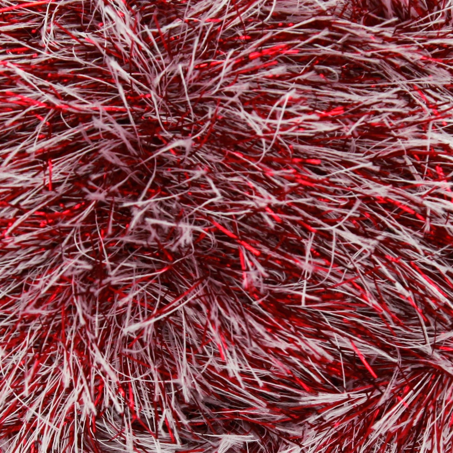 543303 Tinsel Red Snow Yarn - 70M, 50g Novelty